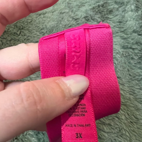 SKIMS PLUNGE BRALETTE RASPBERRY COTTON COLLECTION 3X - Picture 4 of 4